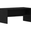 vidaXL - TV-meubel met legplank - Zwart eiken - Bewerkt hout - 80x40x40 cm