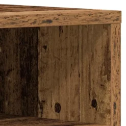vidaXL - TV-meubel 3 vakken 3 deuren - Oud hout - Hout - 150x30x44.5 cm