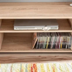 vidaXL - Tv-wandmeubel - Bruin - Bewerkt hout
