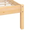 vidaXL - Tweepersoonsbedden - Bruin - Grenenhout - 140 x 200 cm