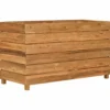 vidaXL - Verhoogde Plantenbak - Bruin - Teakhout - 100 x 40 x 55 cm