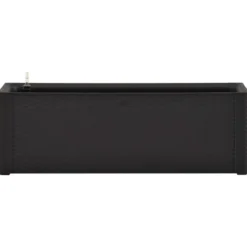 vidaXL - Verhoogde Plantenbak - Antraciet - Polypropyleen - 100 x 43 x 33 cm