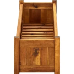 vidaXL - Verhoogde Plantenbak - Bruin - Hout - 100 x 30 x 25 cm