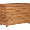 vidaXL - Verhoogde Plantenbak - Bruin - Teakhout - 100 x 40 x 72 cm