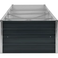 vidaXL - Verhoogde Tuinbak - Antraciet - Staal