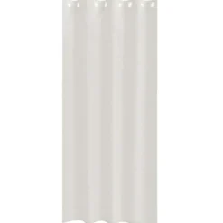 vidaXL Vitrages met ringen - Crème - Polyester - 140x225 cm - Set van 2