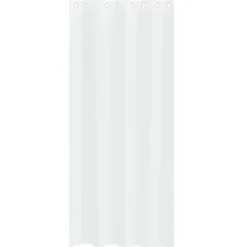 vidaXL Vitrages met ringen - Wit - Polyester - 140x225 cm - Set van 2