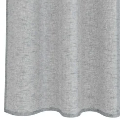 vidaXL Vitrages voor woonkamer - Donkergrijs Polyester - 140x260 cm - Set van 2