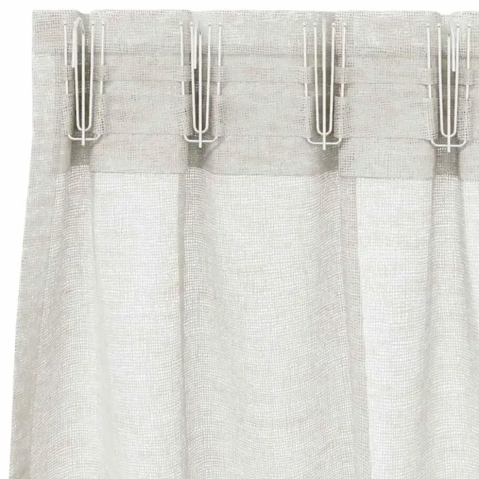 vidaXL Vitrages voor woonkamer - Crème - Polyester - 140x245 cm - Set van 2