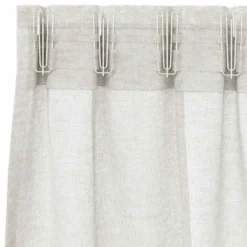 vidaXL Vitrages voor woonkamer - Crème - Polyester - 140x225 cm - Set van 2