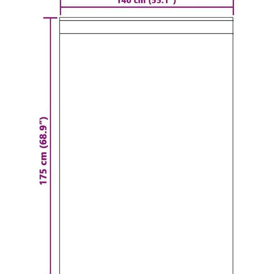 vidaXL Vitrages voor woonkamer - Crème - Polyester - 140x175 cm - Set van 2