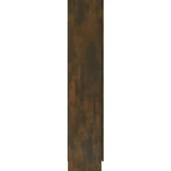 vidaXL - Vitrinekast - Bruin - Bewerkt hout