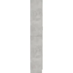 vidaXL - Vitrinekast - Grijs - Bewerkt hout - 82,5x30,5x185 cm