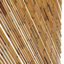 vidaXL - Vliegengordijn voor terrasdeur 90 strengen Bruin - Bamboe - 90x200 cm