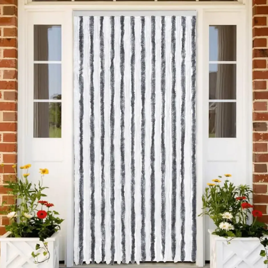 vidaXL - Vliegengordijn voor terrasdeur 90 strengen Bruin - Bamboe - 90x220 cm