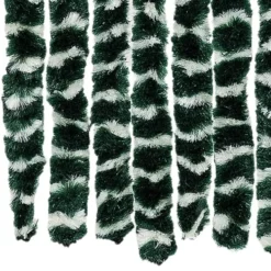 vidaXL - Vliegengordijn voor terrasdeur Lichtgewicht Grijs Chenille - 100x230 cm