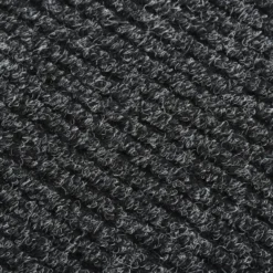 vidaXL - Vloerkleed - Antraciet - Polypropyleen - 100 x 150 cm