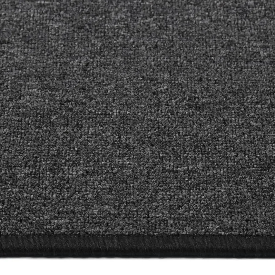 vidaXL - Vloerkleed - Antraciet - Polypropyleen - 50 x 250 cm