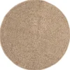 vidaXL - Vloerkleed - Bruin - Polypropyleen - Ø 90 cm