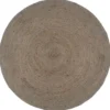 vidaXL - Vloerkleed - Grijs - Jute