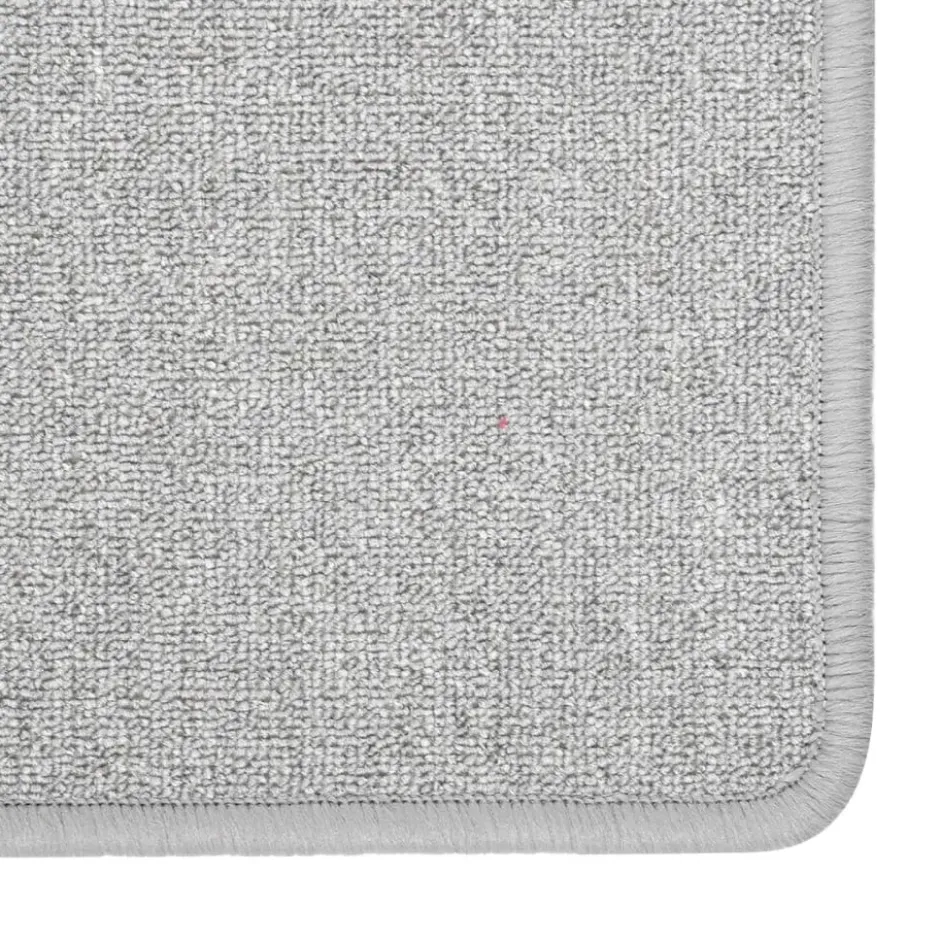 vidaXL - Vloerkleed - Grijs - Polypropyleen - 80 x 300 cm