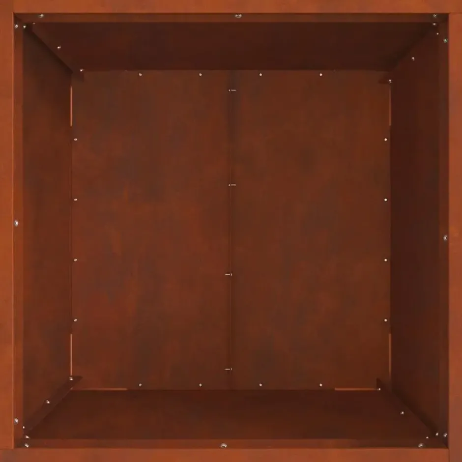 vidaXL - Vuurkorf Bruin 50 x 50 x 38 cm Cortenstaal