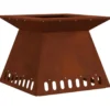 vidaXL - Vuurkorf Bruin 48 x 48 x 40 cm Cortenstaal