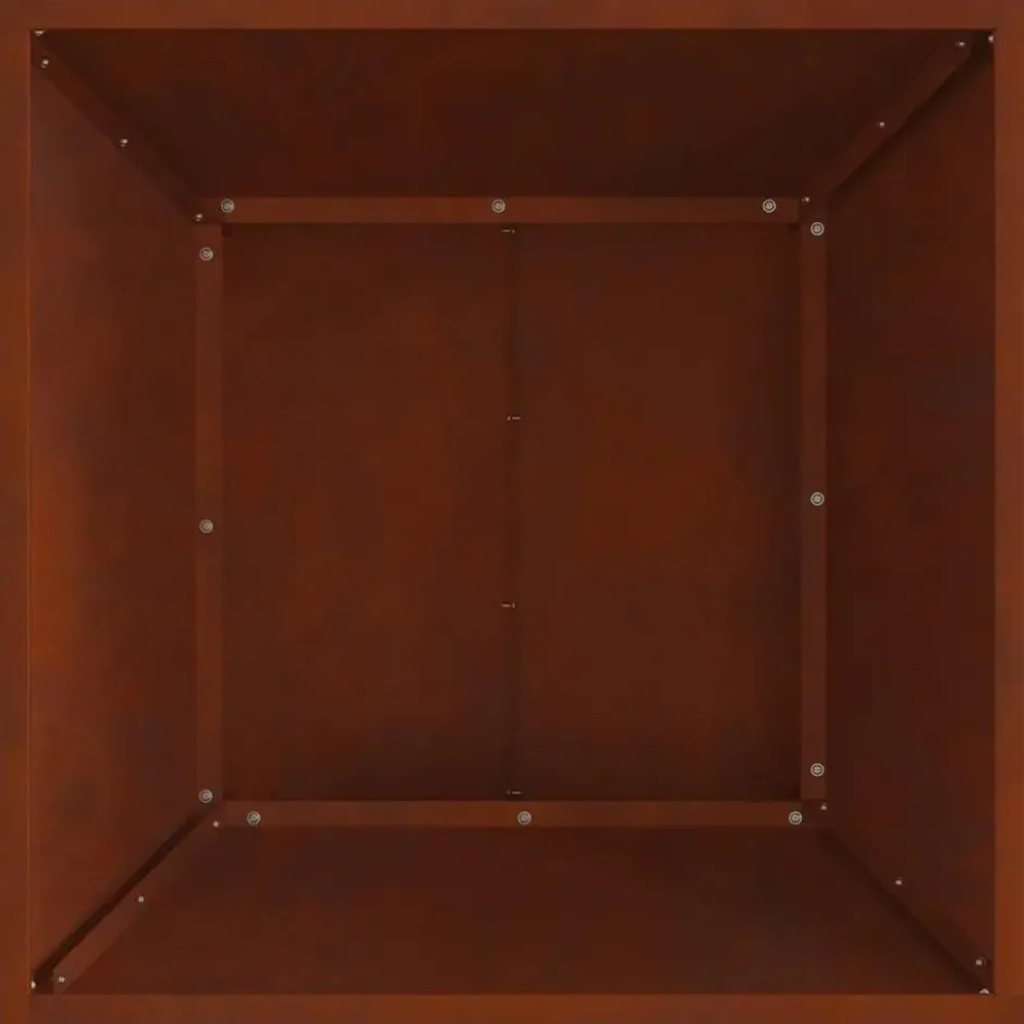 vidaXL - Vuurkorf Bruin 60 x 60 x 35 cm Cortenstaal