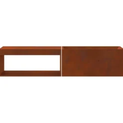 vidaXL - Vuurkorf Bruin 160 x 45 x 35 cm Staal