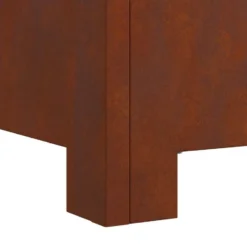 vidaXL - Vuurkorf 80 x 80 x 40 cm Bruin Cortenstaal