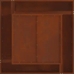 vidaXL - Vuurkorf 80 x 80 x 40 cm Cortenstaal Bruin