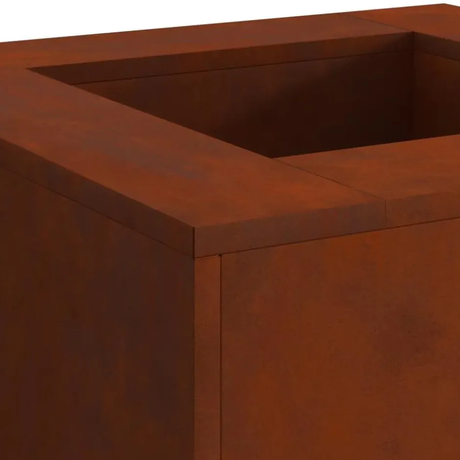 vidaXL - Vuurkorf 80 x 80 x 40 cm Cortenstaal Bruin