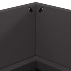 vidaXL - Vuurkorf Zwart 160 x 45 x 35 cm Staal