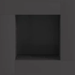 vidaXL - Vuurkorf Zwart 80 x 80 x 40 cm Staal