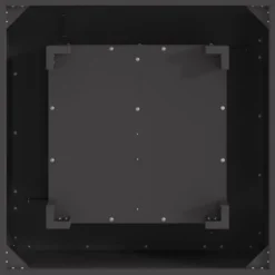 vidaXL - Vuurkorf Zwart 60 x 60 x 30 cm Staal