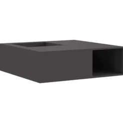 vidaXL - Vuurkorf Zwart 100 x 100 x 30 cm Staal