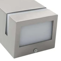 vidaXL - Wandlamp - Zilver - Roestvrij staal - 75 x 95 x 238 mm - 2 stuks