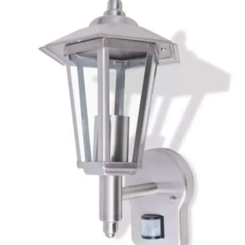 vidaXL - Wandlamp - Zilver - Roestvrij staal
