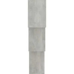 vidaXL - Wandplank - Grijs - Bewerkt hout