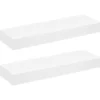 vidaXL - Wandplank - Wit - MDF