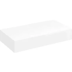 vidaXL Wandschap - met lade - zwevend - MDF - wit