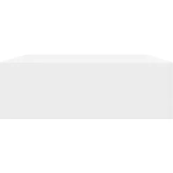 vidaXL Wandschap - met lade - zwevend - MDF - wit