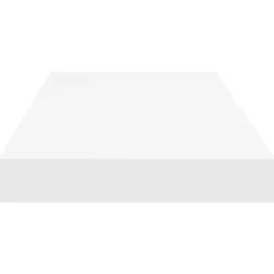 vidaXL - Wandschap - Wit - MDF - 60 x 23.5 x 3.8 cm - 2 stuks