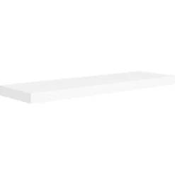 vidaXL - Wandschap - Wit - MDF - 80 x 23.5 x 3.8 cm