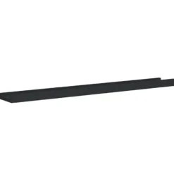 vidaXL - Wandschap - Zwart - MDF