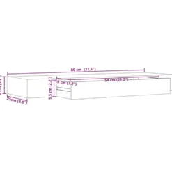 vidaXL - Wandschap - Zwart - MDF - 80 x 25 x 8 cm