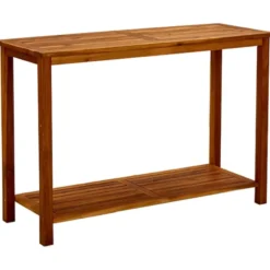 vidaXL - Wandtafel - Bruin - Acaciahout - 110 x 40 x 75 cm