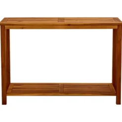 vidaXL - Wandtafel - Bruin - Acaciahout - 110 x 40 x 75 cm