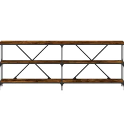 vidaXL - Wandtafel - Bruin - Bewerkt hout