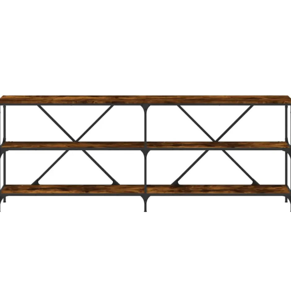 vidaXL - Wandtafel - Bruin - Bewerkt hout